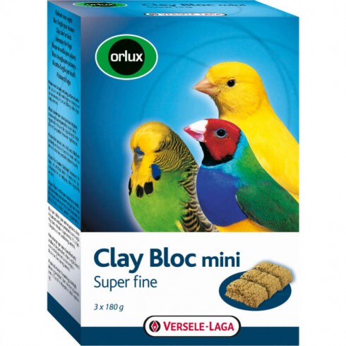 Orlux Clay Bloc Mini agyagtömb Kistestű madaraknak 3x180g