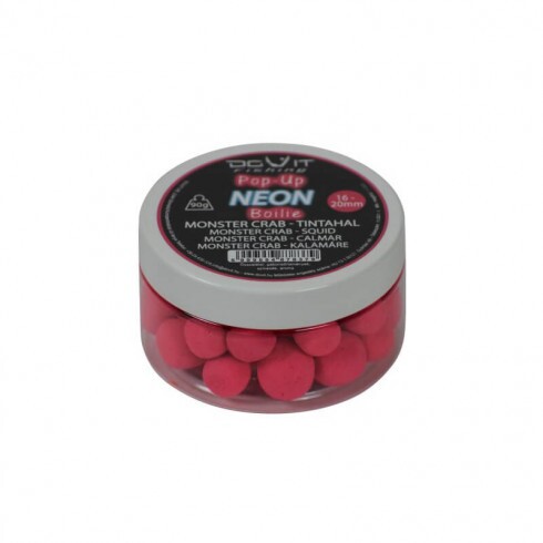 Dovit Pop-Up Neon Boilie 16-20mm - monster crab-tintahal 110g