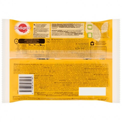 -Pedigree alutasak 4-pack adult Marhával&Baromfival 4*100g
