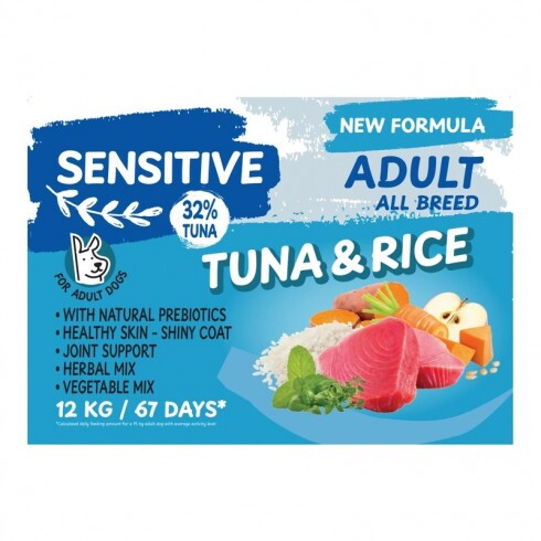 Dog Vital Sensitive Adult Tuna&Rice All breeds 12kg
