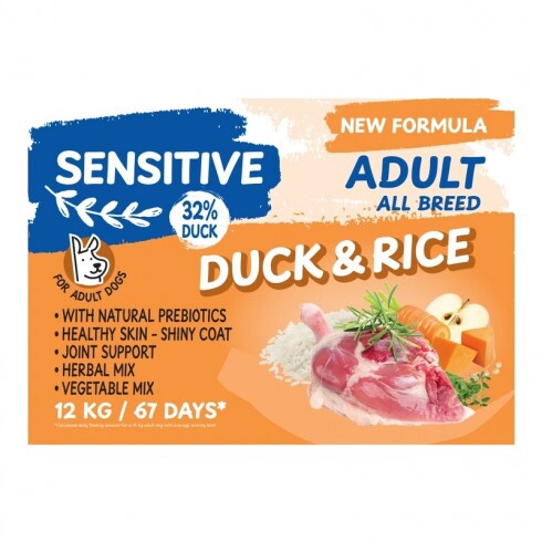 Dog Vital Sensitive Adult Duck&Rice All breeds 12kg