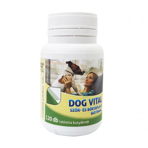 Dog Vital szőr - és bőrtápláló biotinnal 120db