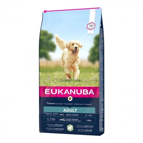 Eukanuba Adult Lamb & Rice Large kutyatáp 2,5kg