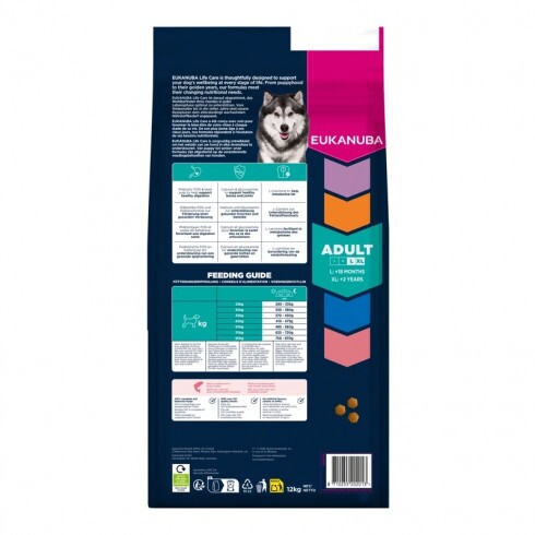 Eukanuba Adult Large Salmon & Barley kutyatáp 12kg