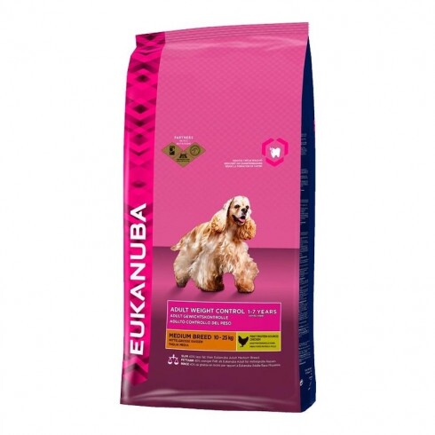 Eukanuba Adult Medium Breed Weight Control kutyatáp 15kg
