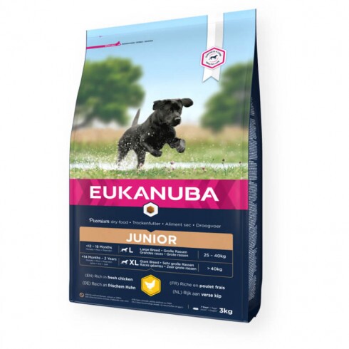 Eukanuba Junior Large kutyatáp 3kg