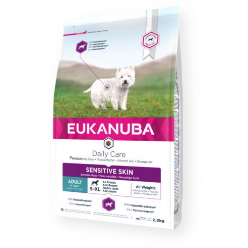 Eukanuba Daily Care Sensitive Skin kutyatáp 2,3kg