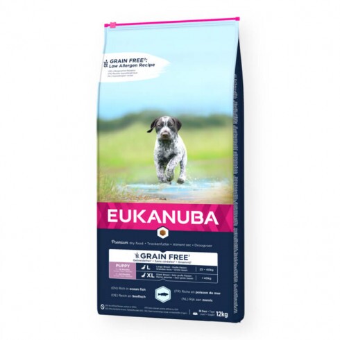 Eukanuba Puppy & Junior Grain Free Large Ocean Fisch 12kg