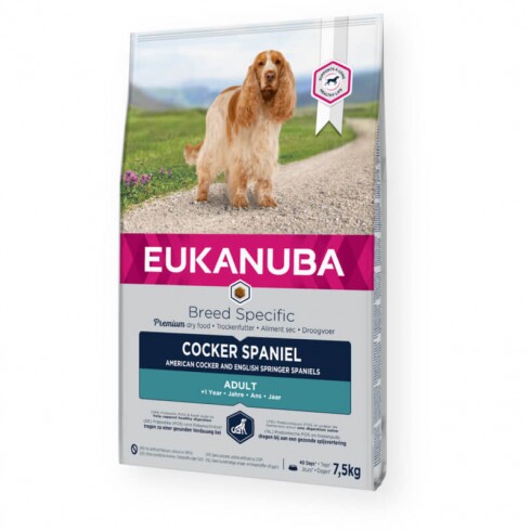 Eukanuba Cocker Spaniel fajtatáp 7,5kg