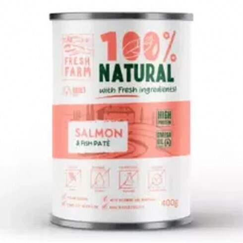 Fresh Farm Smooth pate - salmon & fish 400g