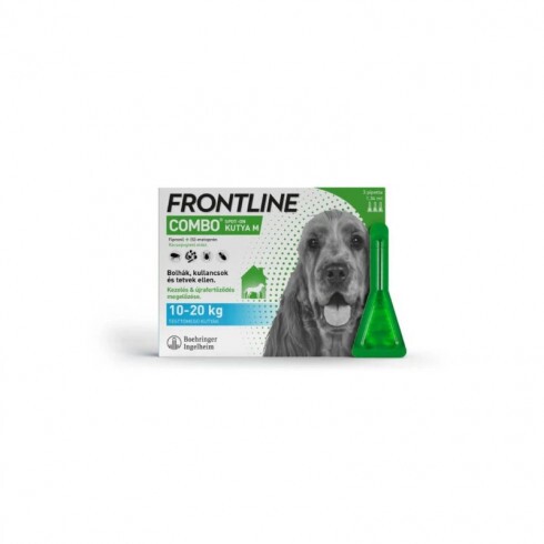 Frontline Combo kutya M 10-20 kg 1,34 ml 3x