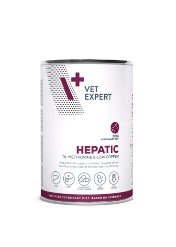 VetExpert Veterinary Diet Hepatic konzerv kutyáknak 400 g