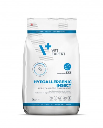 VetExpert Veterinary Diet Hypoallergén rovarfehérje alapú táp kutyáknak 2 kg