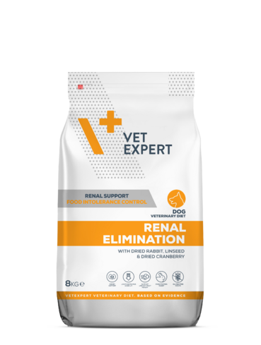 VetExpert Veterinary  Diet Renal Elimination kutyáknak 8 kg