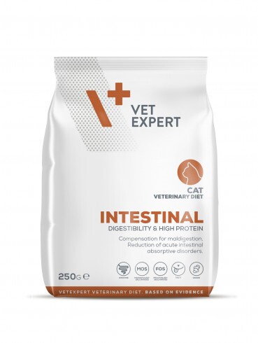 VetExpert Veterinary Diet Intestinal macskáknak 250 g