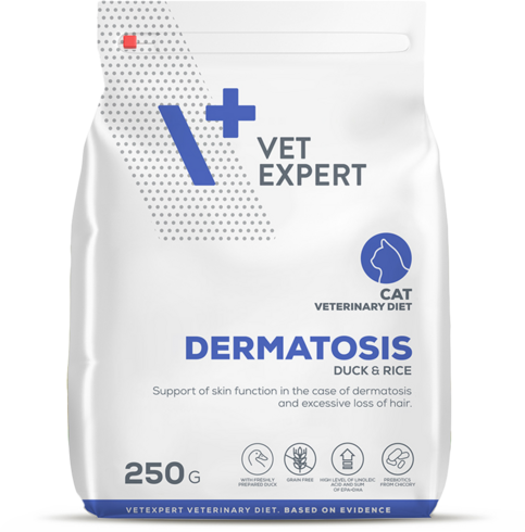 VetExpert Veterinary  Diet Dermatosis macskáknak 250g