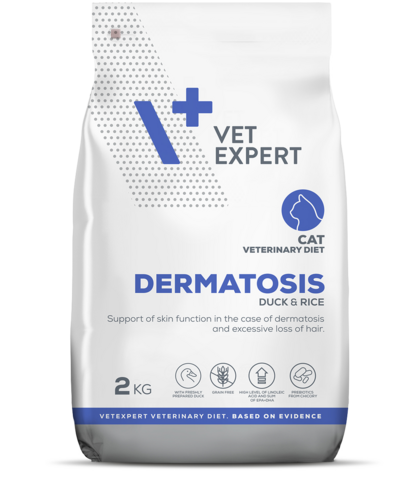 VetExpert Veterinary  Diet Dermatosis macskáknak 2kg