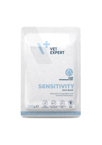 VetExpert Veterinary Diet Sensitivity tasak macskáknak 100 g