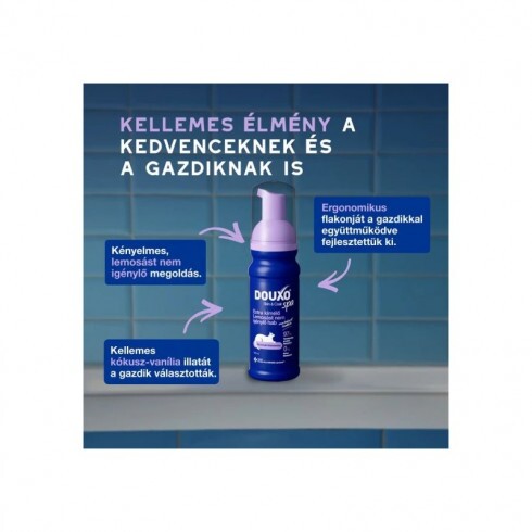 Douxo Spa Lemosást nem igénylő frissítő hab macskáknak 150ml