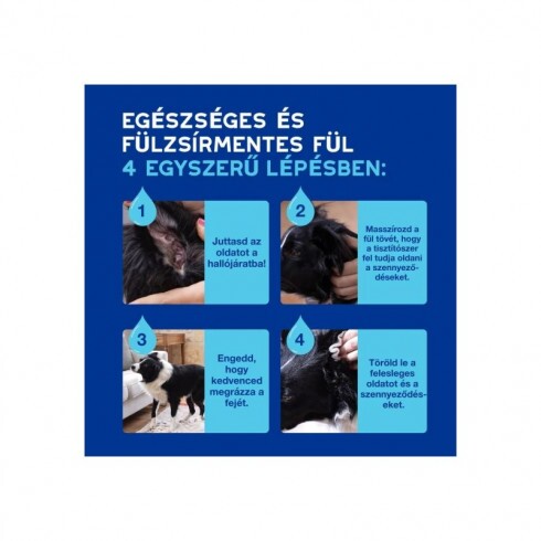 Douxo Spa Fültisztító folyadék kutyáknak és macskáknak 120ml