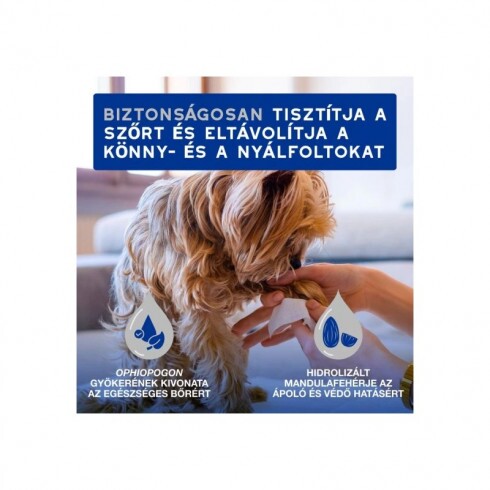 Douxo Spa Nedves törlőkendő kutyáknak és macskáknak 100db
