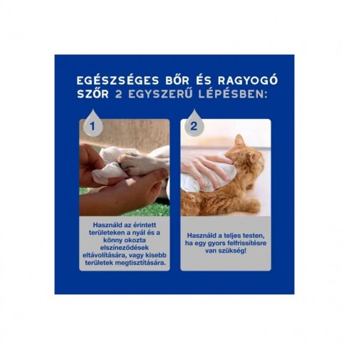 Douxo Spa Nedves törlőkendő kutyáknak és macskáknak 100db