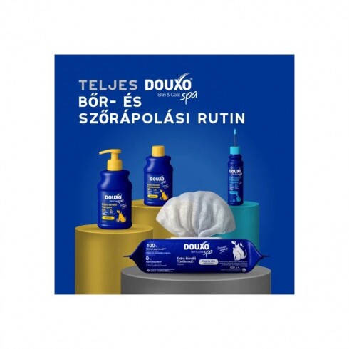 Douxo Spa Nedves törlőkendő kutyáknak és macskáknak 100db