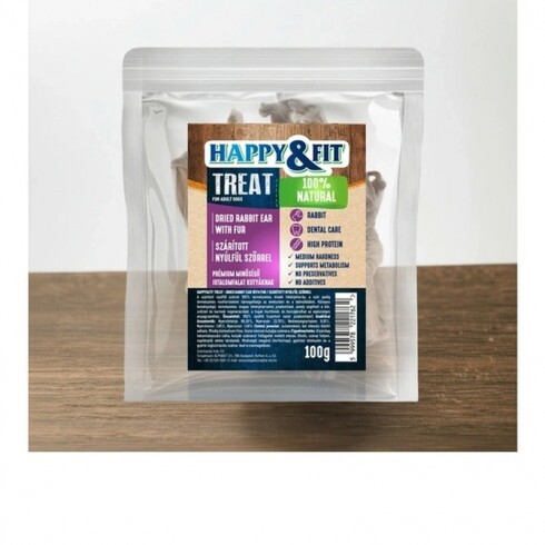 Happy&Fit Szörös Nyúlfül 100g