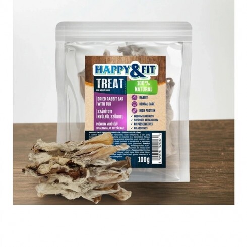 Happy&Fit Szörös Nyúlfül 100g