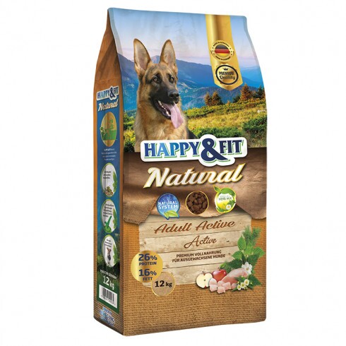 Happy&Fit Natural Adult Active 2x12kg