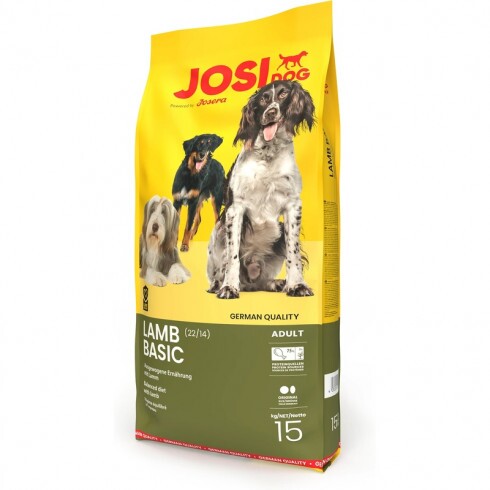 JosiDog Lamb Basic kutyatáp 15 kg