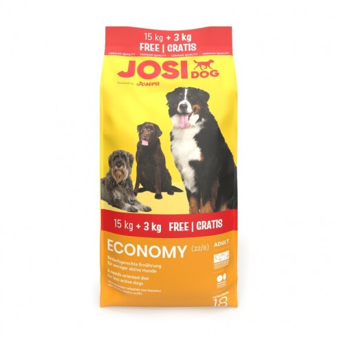 JosiDog Economy kutyatáp 15+3kg