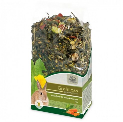 JR Farm Törpenyúl Gabonamentes Mix 650g