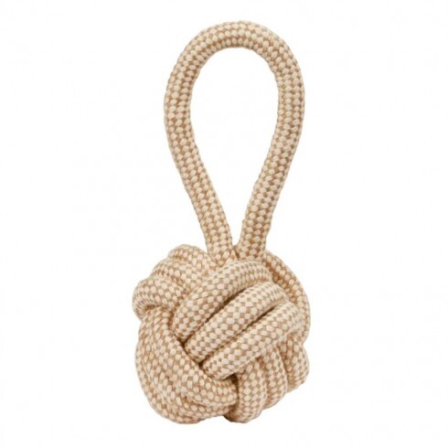 KERBL Csomózott labda kötéllel, 31 cm