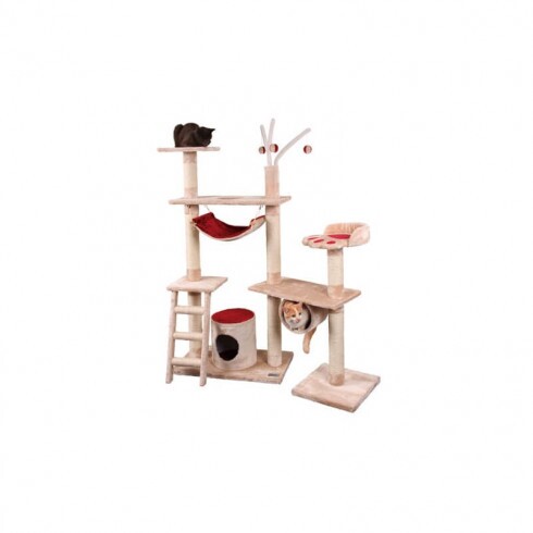 KERBL Kaparófa odúval CREATIV, beige/vörös, 150 cm
