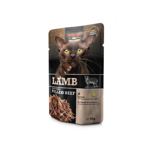 Leonardo alutasak bárányhús extra tépett marhahússal 70g