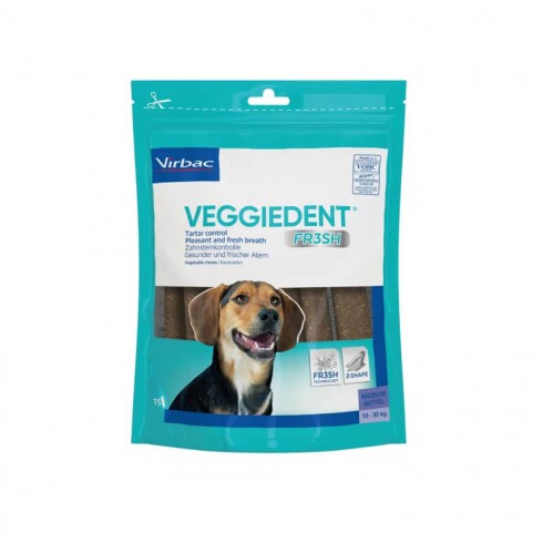 Veggiedent FR3SH rágószalag M 10-30 kg között 15 db