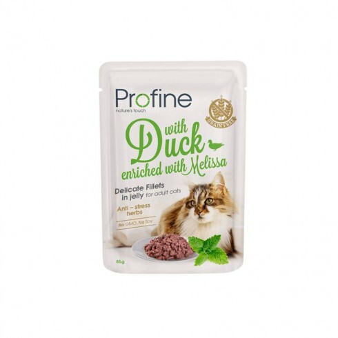 Profine Cat Fillets in Jelly Adult alutasak - kacsa 85g