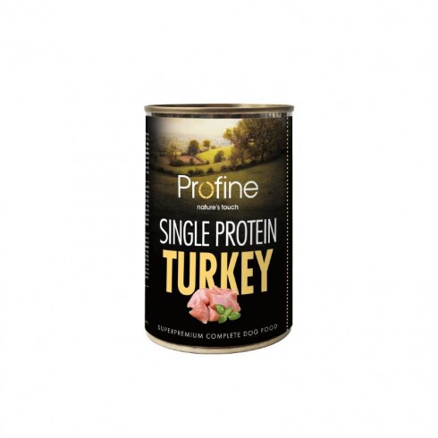 Profine Dog Single Protein konzerv - pulyka 400g