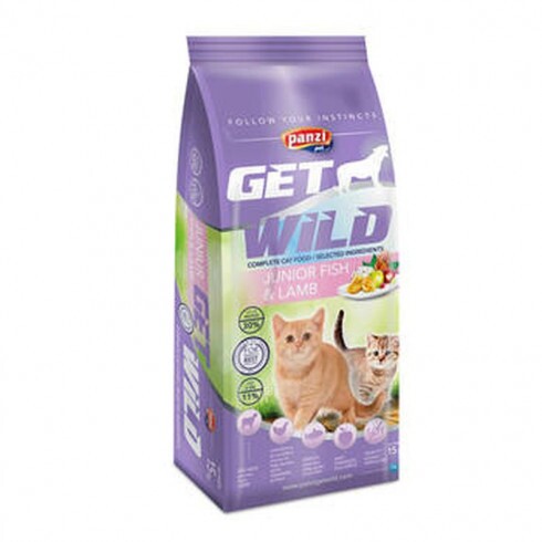 Panzi Getwild Cat Junior Fish macskatáp 15kg