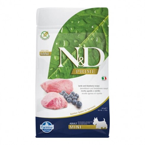 N&D Dog Prime bárány & áfonya adult mini 800g