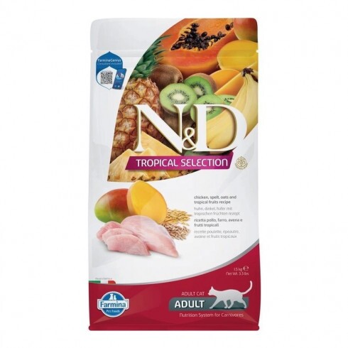 N&D Tropical Selection Cat Chicken Adult 1,5kg