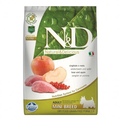 N&D Dog Prime Vaddisznó & alma Adult Mini 7kg