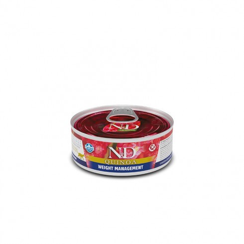 N&D Quinoa Cat konzerv weight management 80g