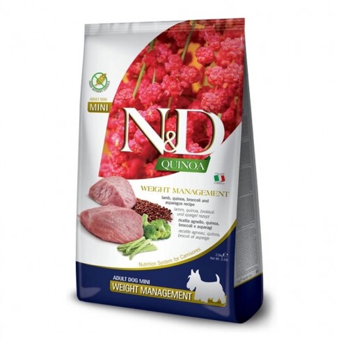 N&D Quinoa Dog konzerv Weight Management adult mini 140g