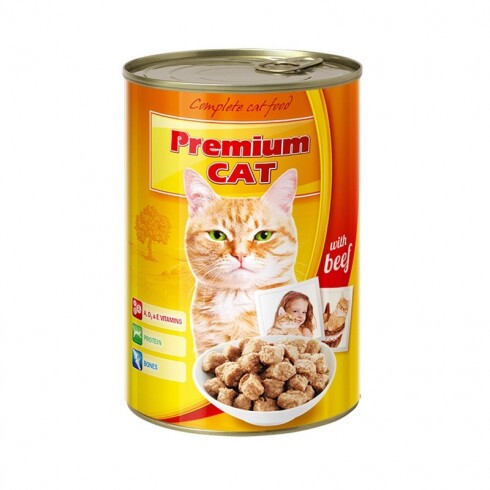 Prémium Cat konzerv marhás 415g