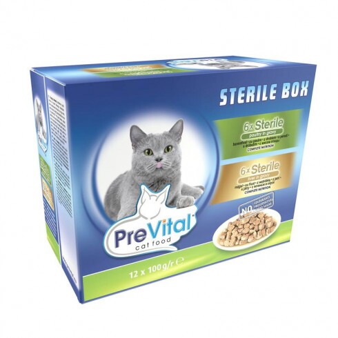 Prevital Alutasak Macska 12*100gr Steril Multipack