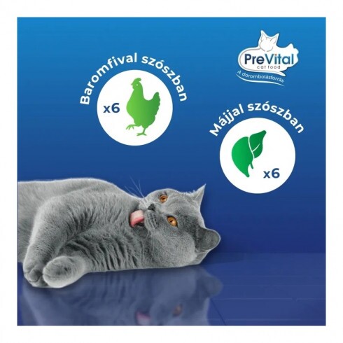 Prevital Alutasak Macska 12*100g Steril Multipack