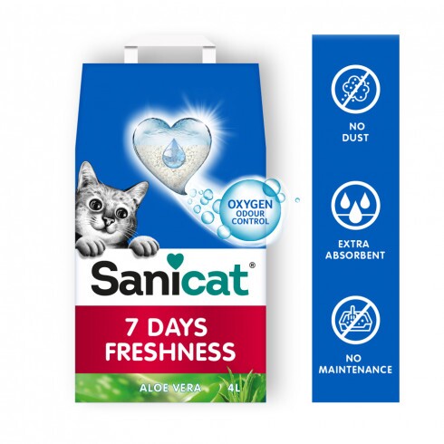 Sanicat macskaalom 7days Freshness Aloe Vera attapulgit 4l