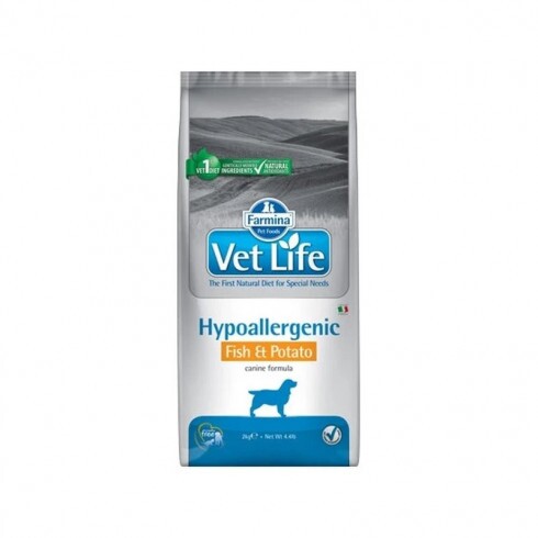 Vet Life Dog Hipo Fish & Potato 2 Kg